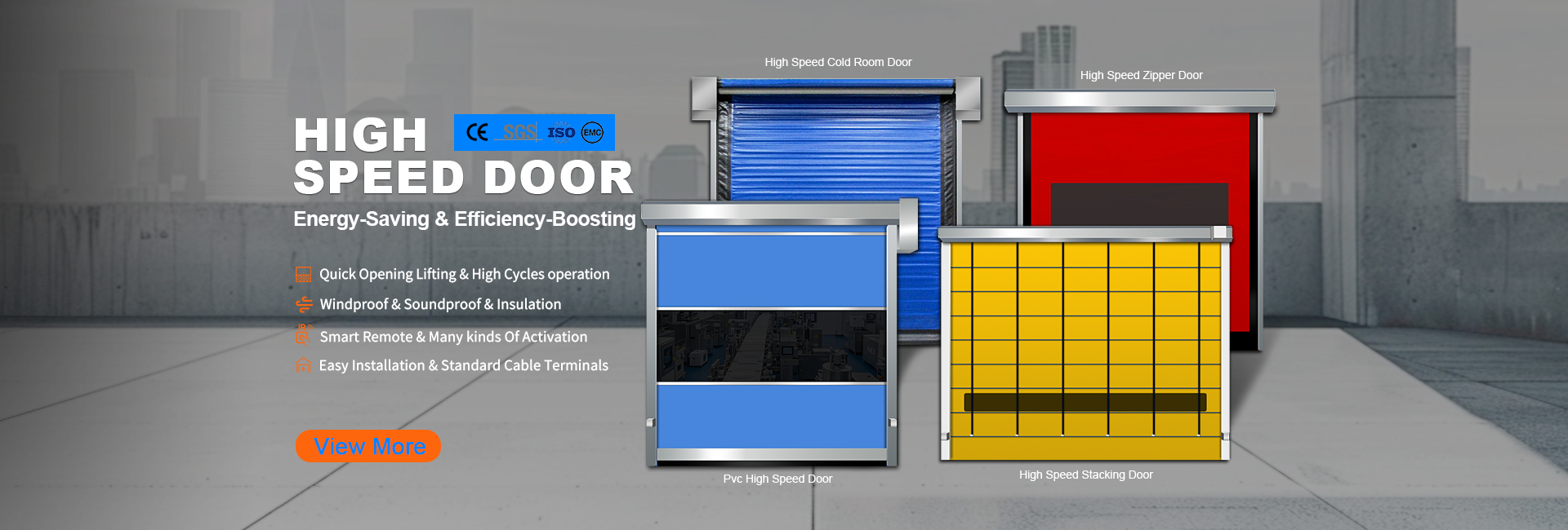 品質 工業用高速ドア 工場