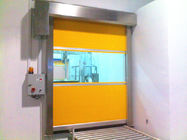 High Frequency Motor System High Speed PVC Stainless Steel Industrial Roll Up Door