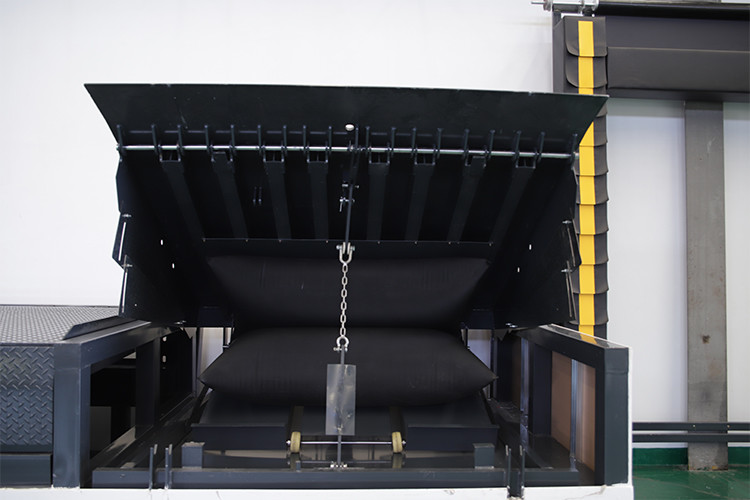 Low Maintenance Airbag Lifting System , Protecting Environment Loading Dock Leveller