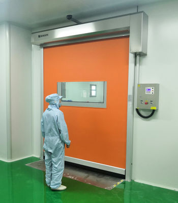 スピードロールアップ ドア 掃除室のための毎秒100インチまで開く