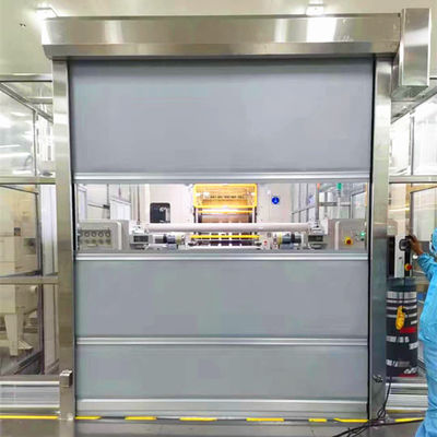 ブラシシールとゴムシール付きの工業高速ドア