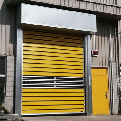高性能 自動 アルミニウム 産業用 ローラーシャッター ドア AC 220V